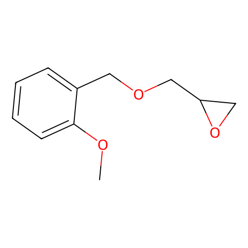 2-{[(2-Methoxybenzyl)oxy]methyl}oxirane structure