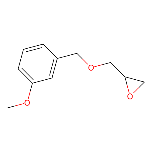 2-(((3-Methoxyphenyl)methoxy)methyl)oxirane structure