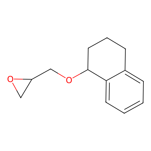 2-[(1,2,3,4-Tetrahydronaphthalen-1-yloxy)methyl]oxirane structure