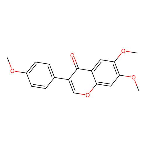4',6,7-Trimethoxyisoflavone structure