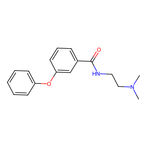 N-[2-(dimethylamino)ethyl]-3-phenoxybenzamide structure