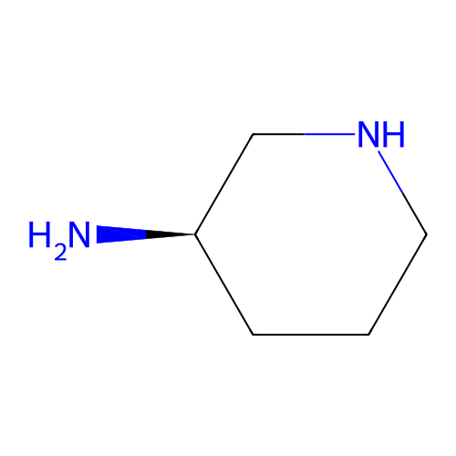 (3R)-piperidin-3-amine structure