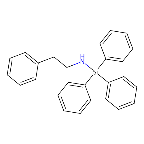 Silanamine, N-(2-phenylethyl)-1,1,1-triphenyl- structure