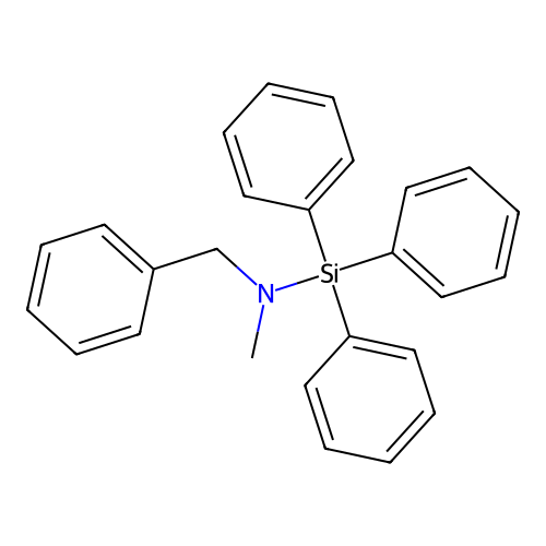 Silanamine, N-methyl-N-(phenylmethyl)-1,1,1-triphenyl- structure