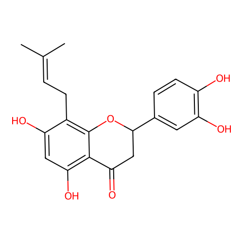 8-Prenyleriodictyol structure