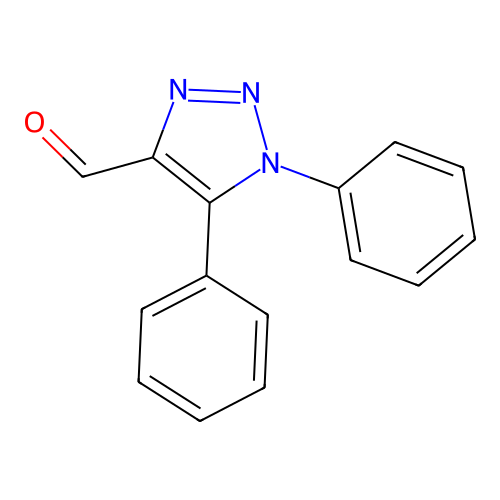 1,5-Diphenyl-1h-1,2,3-triazole-4-carbaldehyde structure