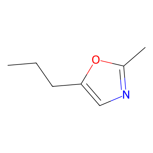 2-Methyl-5-propyloxazole structure