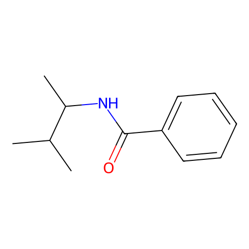 Benzamide, N-(1,2-dimethylpropyl)- structure