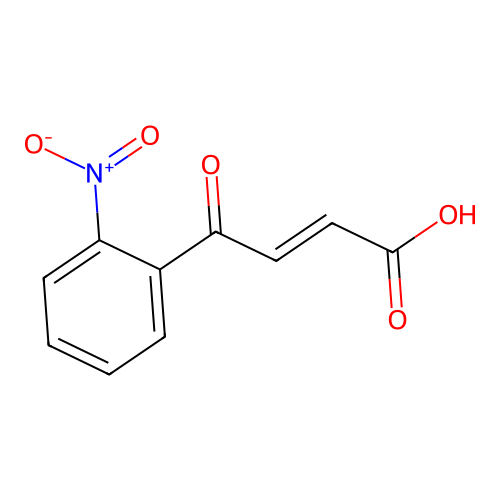 (2E)-4-(2-Nitrophenyl)-4-oxo-2-butenoic acid structure