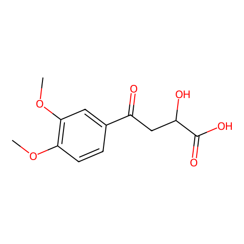 Benzenebutanoic acid, 3,4-dimethoxy-alpha-hydroxy-gamma-oxo- structure