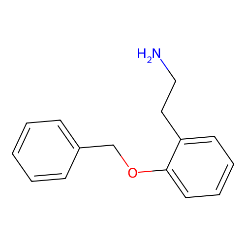 2-Benzyloxyphenylethylamine structure