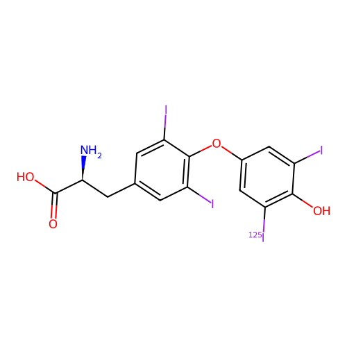 [125I]thyroxine structure