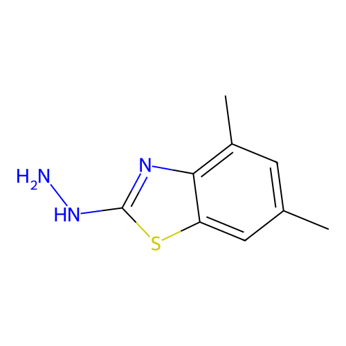 (4,6-Dimethyl-benzothiazol-2-yl)-hydrazine structure