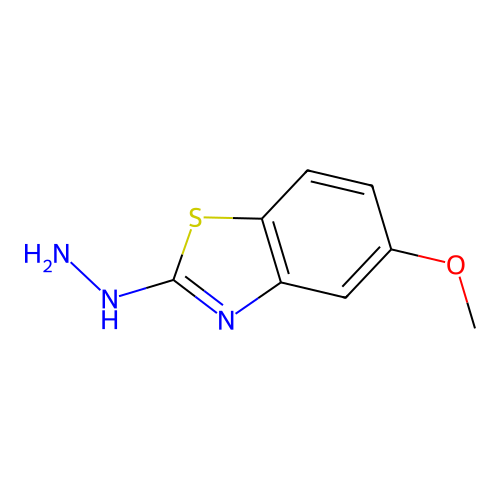 2-Hydrazino-5-methoxy-1,3-benzothiazole structure