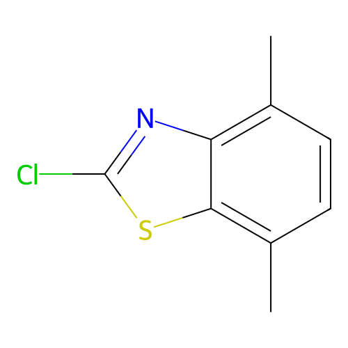 2-Chloro-4,7-dimethyl-1,3-benzothiazole structure