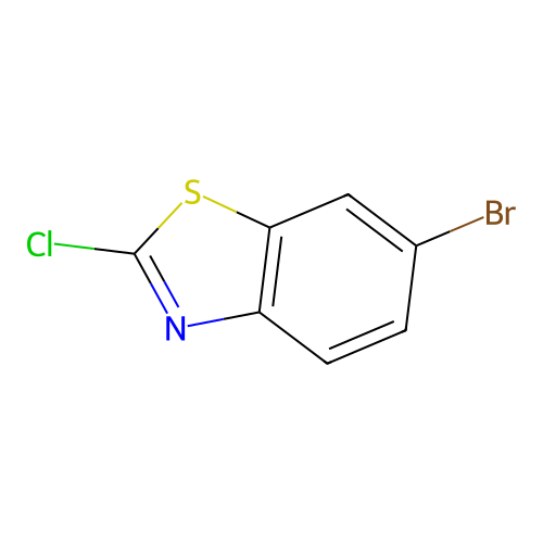 6-Bromo-2-chlorobenzothiazole structure