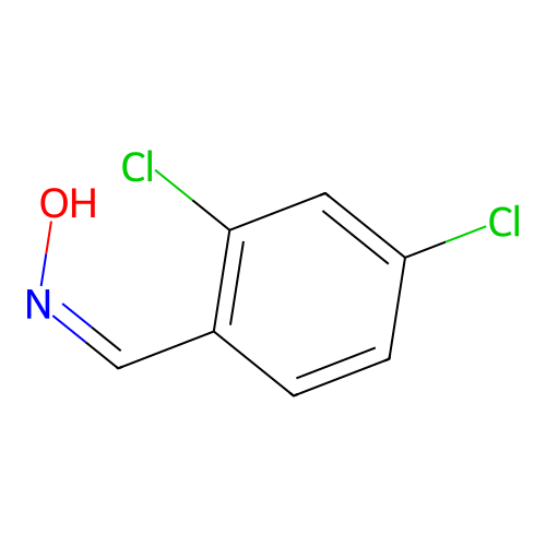 Benzaldehyde, 2,4-dichloro-, oxime structure