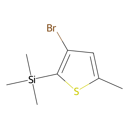 (3-Bromo-5-methylthiophen-2-yl)trimethylsilane structure