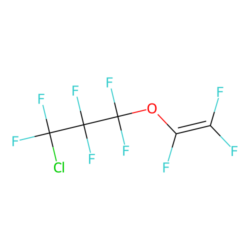 1-Chloro-1,1,2,2,3,3-hexafluoro-3-((trifluorovinyl)oxy)propane structure