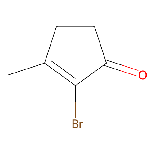 2-Bromo-3-methyl-2-cyclopenten-1-one structure