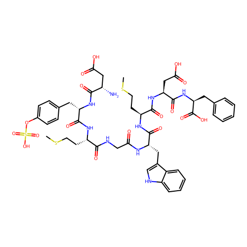 Cholecystokinin (26-33) structure