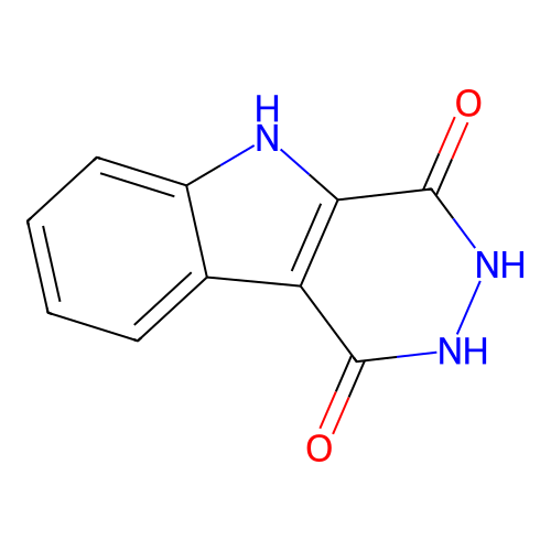 1H-Pyridazino(4,5-b)indole-1,4(5H)-dione, 2,3-dihydro- structure