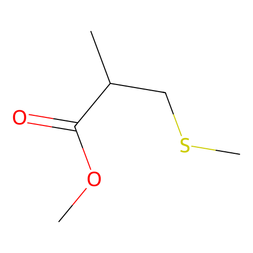 Methyl 2-methyl-3-(methylthio)propionate structure
