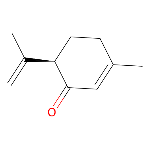 (6R)-3-Methyl-6-(1-methylethenyl)-2-cyclohexen-1-one structure