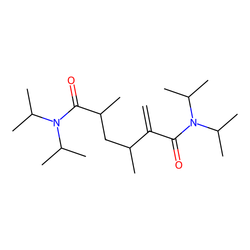 3,5-dimethyl-2-methylidene-N,N,N',N'-tetra(propan-2-yl)hexanediamide structure