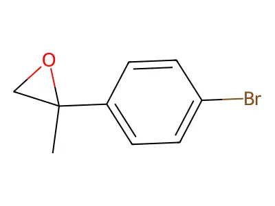 2-(4-Bromophenyl)-2-methyloxirane structure