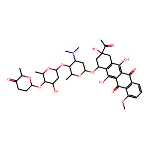 Daunomycinone-A structure