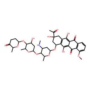 Daunomycinone-L structure