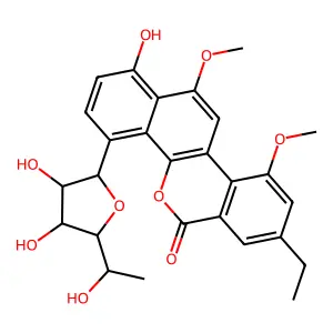 Gilvocarcin E structure