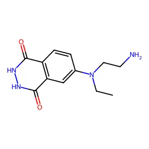 6-(N-(4-Aminoethyl)-N-ethyl)amino-2,3-dihydro-1,4-phthalazine-1,4-dione structure
