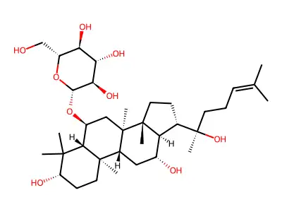 Ginsenoside Rh1 structure