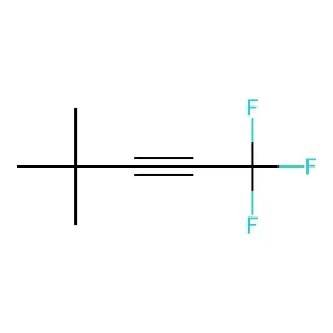 2-Pentyne, 1,1,1-trifluoro-4,4-dimethyl- structure