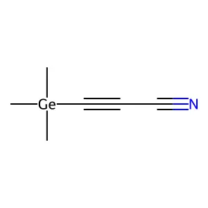 Propynonitrile, trimethylgermyl- structure