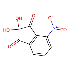 1H-Indene-1,3(2H)-dione, 2,2-dihydroxy-4-nitro- structure
