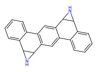 Dibenz(a,h)anthracene-5,6:12,13-bisimine structure
