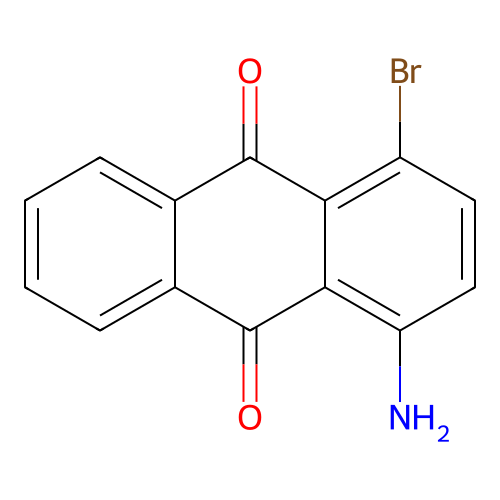 1-Amino-4-bromoanthraquinone structure