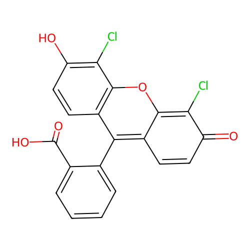 2-(4,5-Dichloro-6-hydroxy-3-oxo-3H-xanthen-9-yl)benzoic acid structure