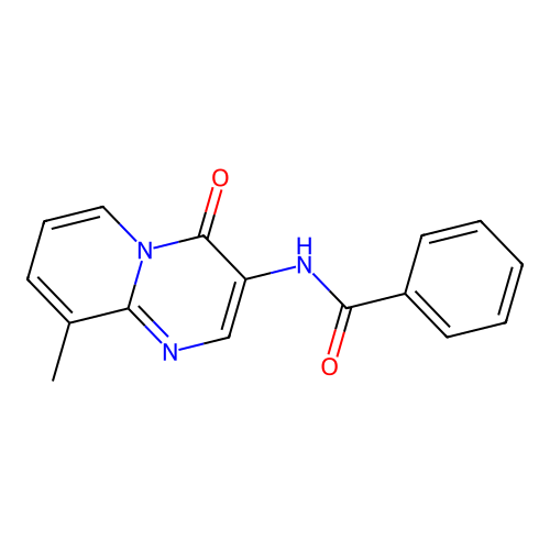N-(9-methyl-4-oxo-4H-pyrido[1,2-a]pyrimidin-3-yl)benzamide structure