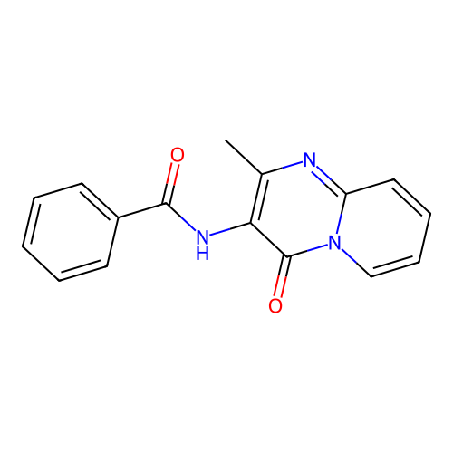 N-(2-methyl-4-oxopyrido[1,2-a]pyrimidin-3-yl)benzamide structure