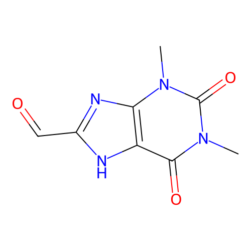 1,3-Dimethyl-2,6-dioxo-2,3,6,7-tetrahydro-1h-purine-8-carbaldehyde structure
