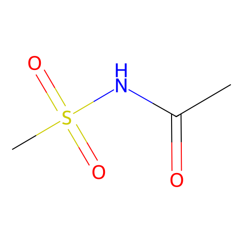 Acetamide, N-(methylsulfonyl)- structure