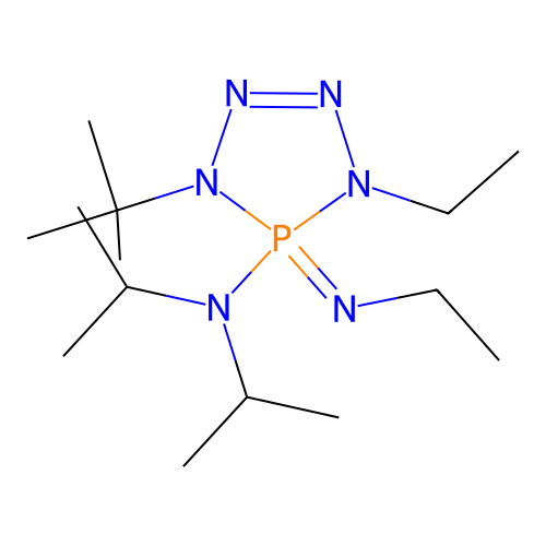 1-tert-butyl-4-ethyl-5-ethylimino-N,N-di(propan-2-yl)-1,2,3, structure