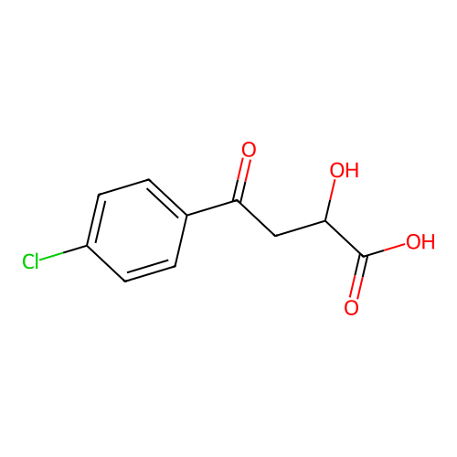 4-(4-Chlorophenyl)-2-hydroxy-4-oxobutanoic acid structure