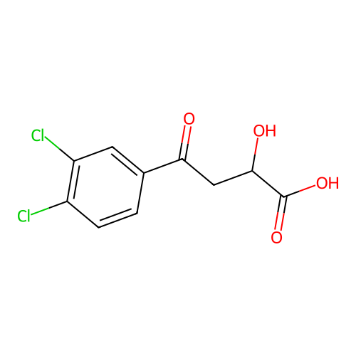 2-Hydroxy-4-(3,4-dichlorophenyl)-4-oxobutanoic acid structure