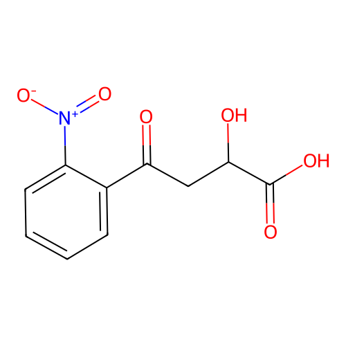 2-Hydroxy-4-(2-nitrophenyl)-4-oxobutanoic acid structure