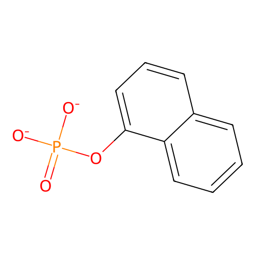 Naphthalen-1-yl phosphate structure